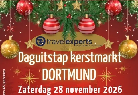Daguitstap kerstmarkt DORTMUND Zaterdag 28 november 2026