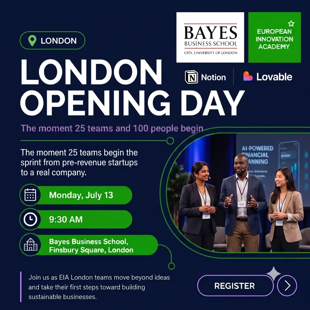 EIA London 2026 — Opening Day