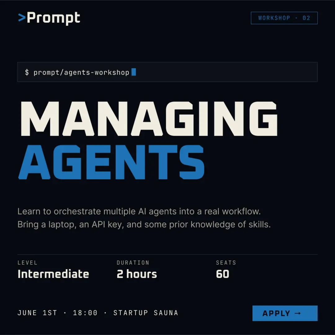 Prompt Workshop 2: Managing Agents