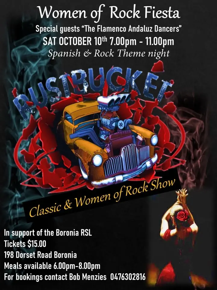 In support of the Boronia RSL  "Women of Rock Fiesta"