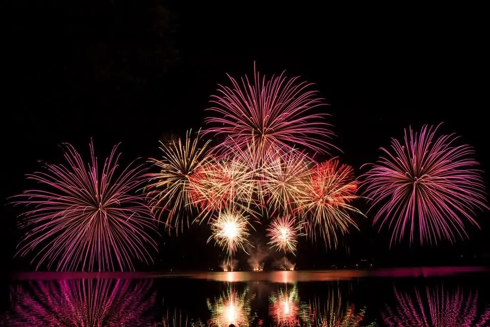 Grand feu d'artifice de la Vallée Bleue