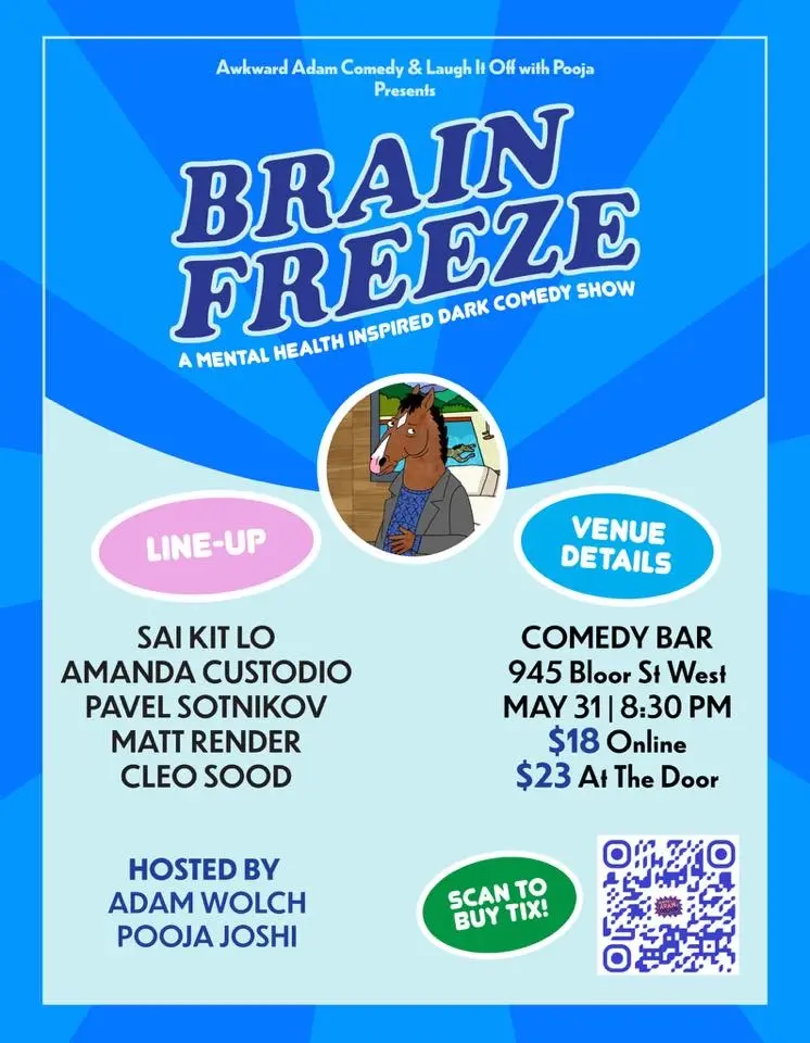 Brain freeze - dark comedy show