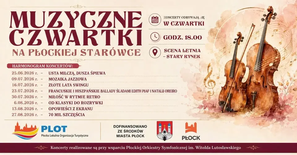 Muzyczne czwartki na płockiej starówce 