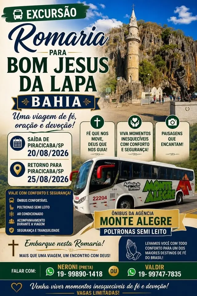 romaria para Bom Jesus da lapa:Bahia 