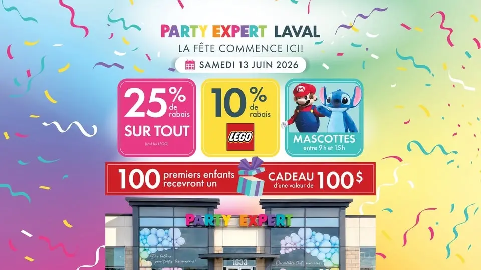 đ„ PARTY EXPERT LAVAL VOUS PRĂPARE UNE JOURNĂE INCROYABLE!