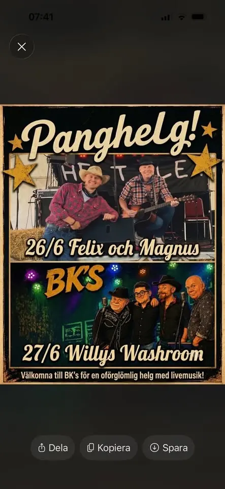 PANGHELG på BK🎸