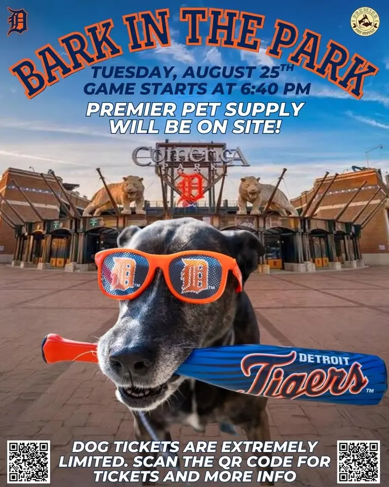 Detroit Tigers Bark In The Park!