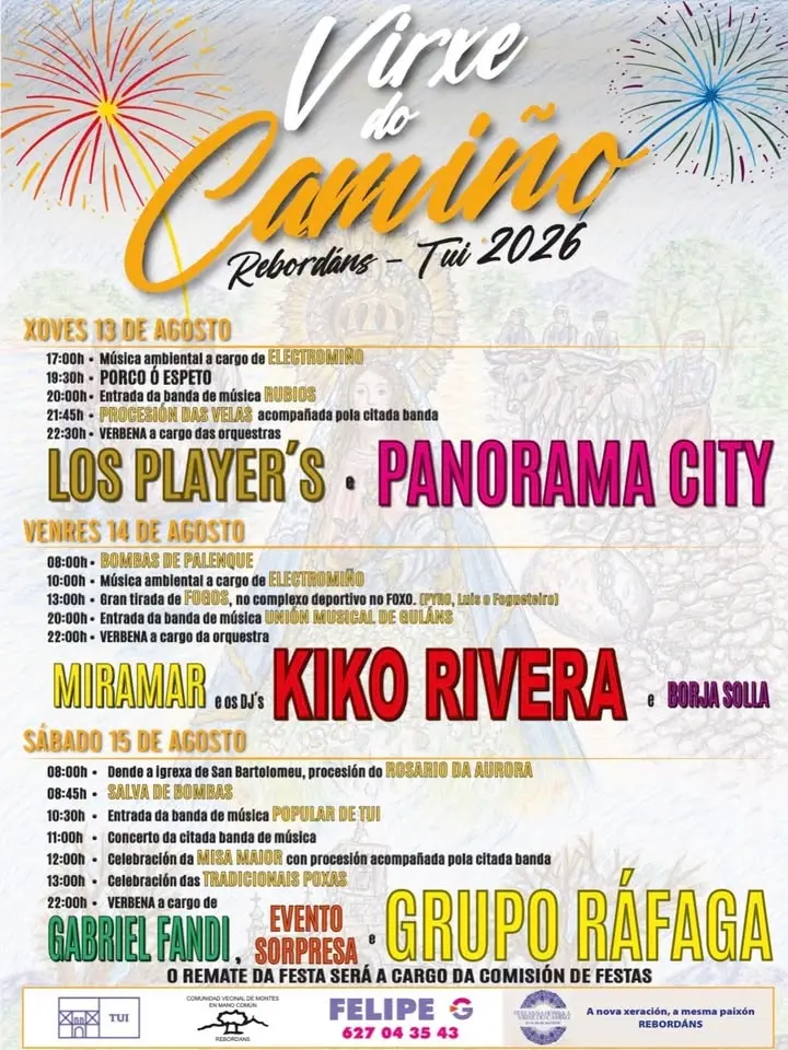 Grandes Festas Virxe do camiño
