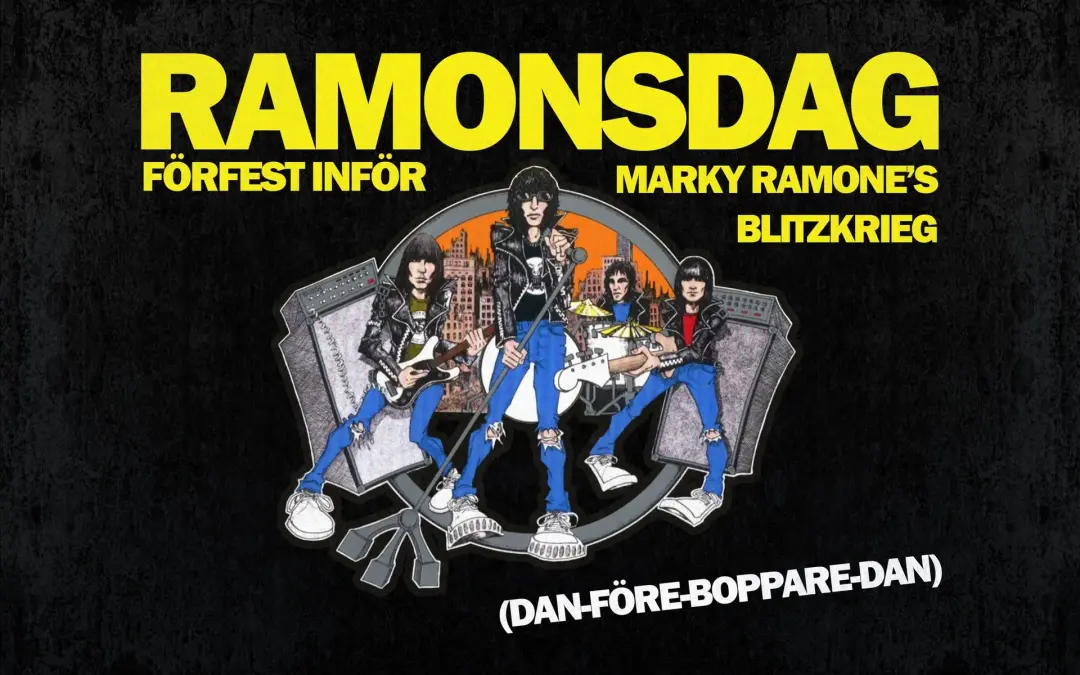 Ramonsdag - Förfest inför Marky Ramone's Blitzkrieg