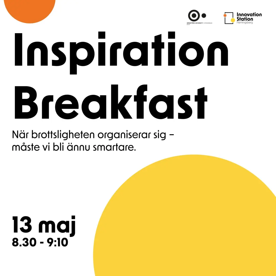 När brottsligheten organiserar sig – måste vi bli ännu smartare.