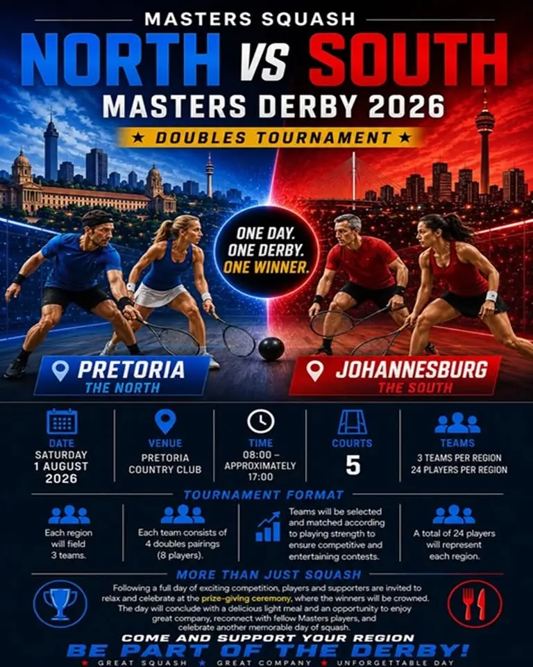 North vs South Masters Derby 2026 – Doubles Tournament