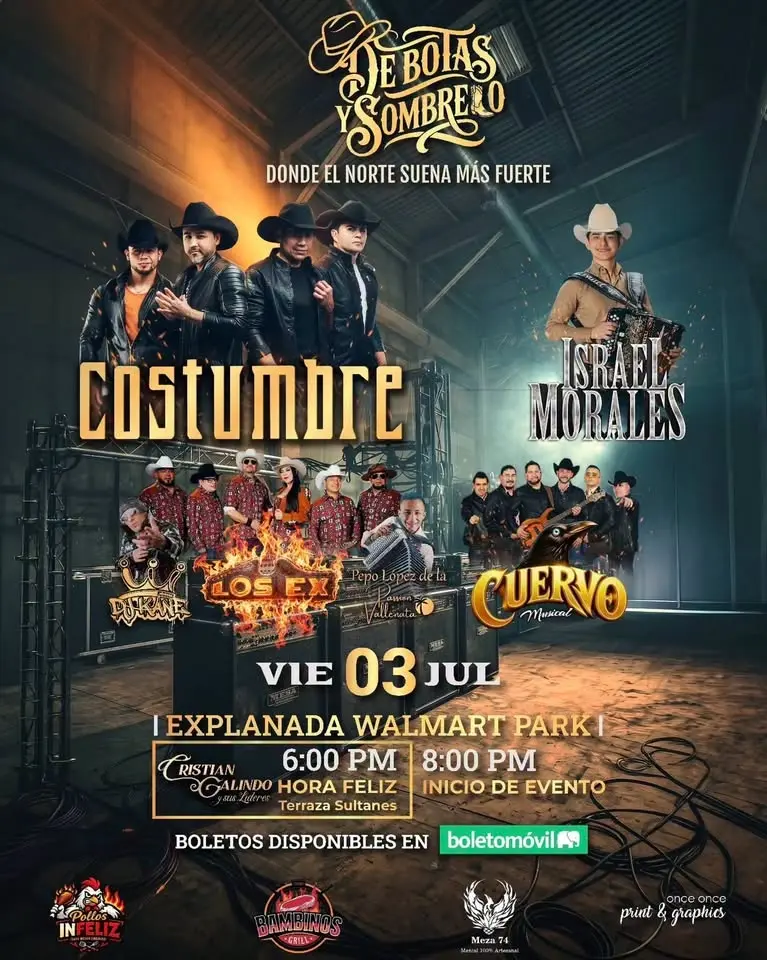 💥 COSTUMBRE en MONTERREY! 🔥 FESTIVAL De Botas y Sombrero- Walmart Park