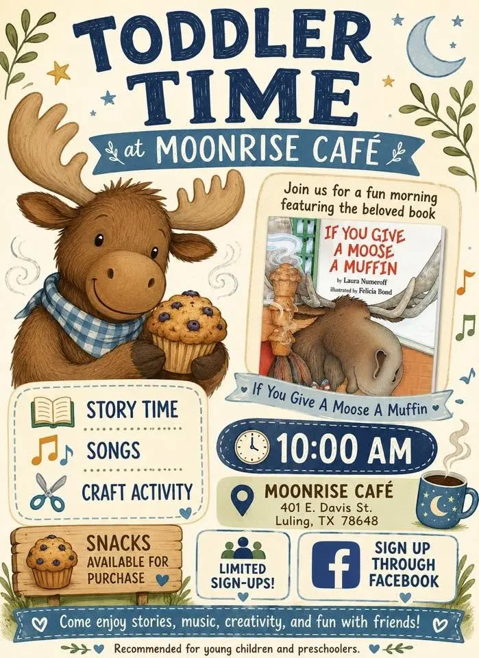 Toddler Time at Moonrise Café