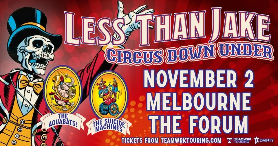 Less Than Jake - 'Circus Down Under' Tour | Melbourne (Public Holiday Eve)
