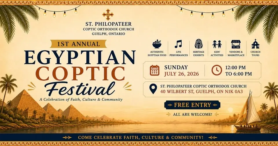 1st Annual Egyptian Coptic Festival | Guelph