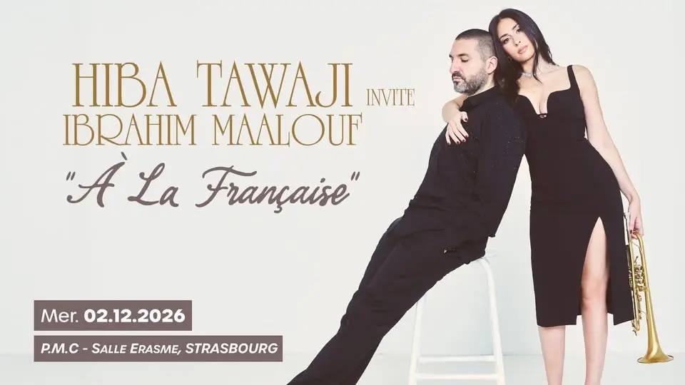 Hiba Tawaji invite Ibrahim Maalouf - P.M.C, Salle Erasme - Strasbourg