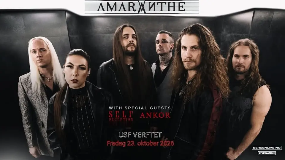 Amaranthe // USF Verftet - Support: Ankor og Self Deception