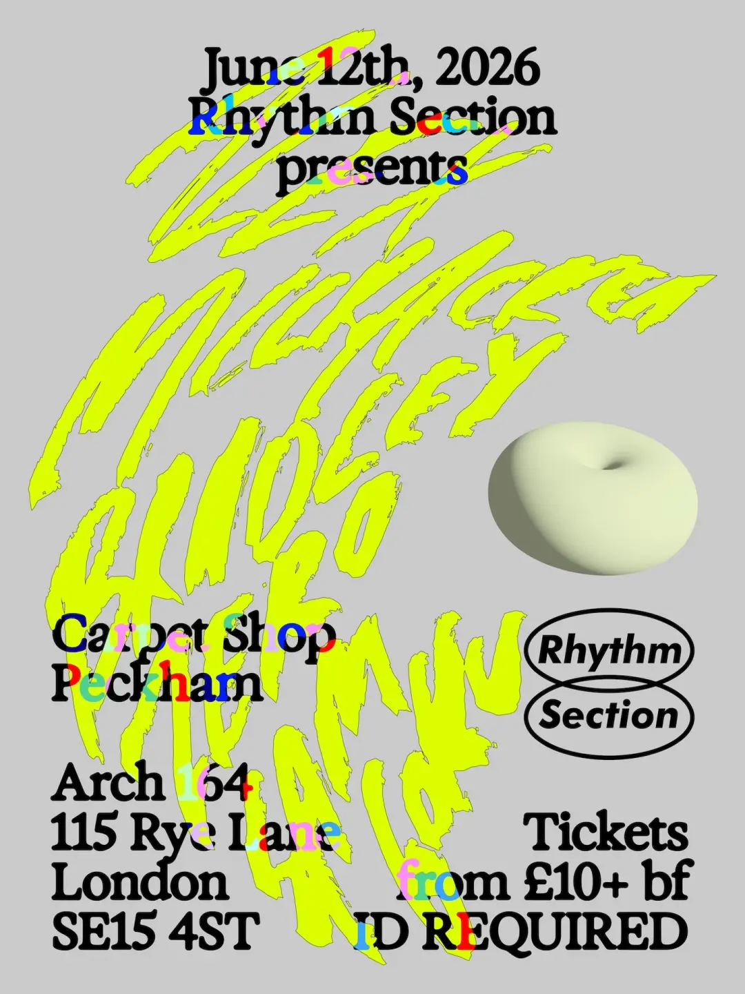 Rhythm Section London with Sam Goku, Alex McCracken + Bradley Zero