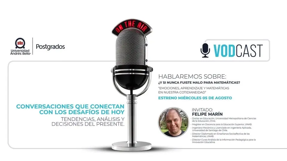 Vodcast: ¿Y si nunca fuiste malo para Matemáticas?