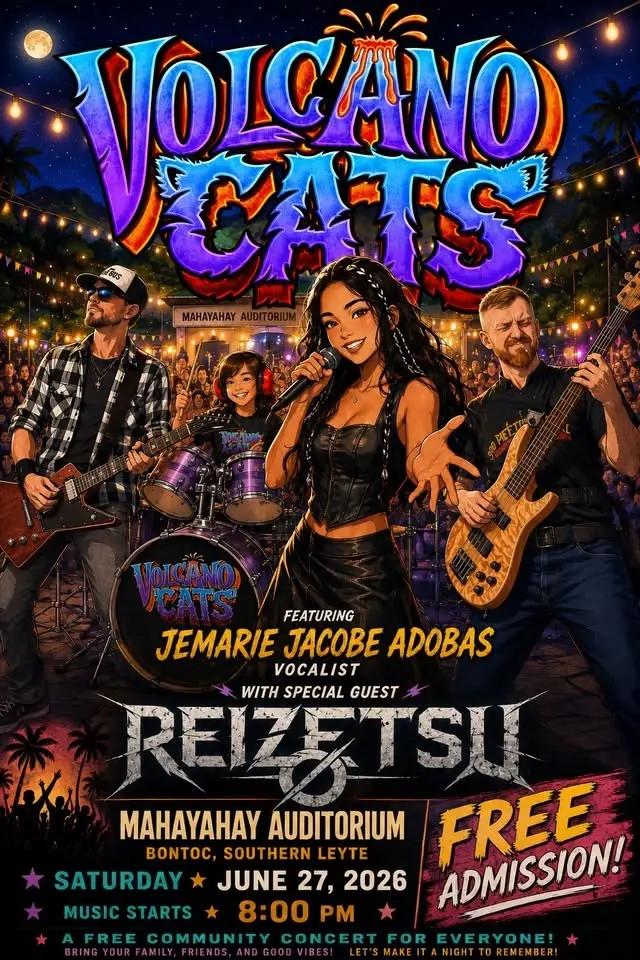 🌋 VOLCANO CATS LIVE — MAHAYAHAY AUDITORIUM 🌋