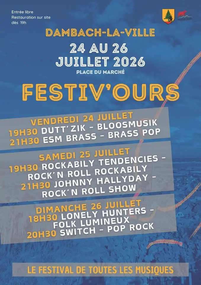 Festiv'Ours - Vendredi 24 Juillet