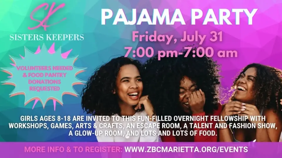 Sisters Keepers Pajama Party