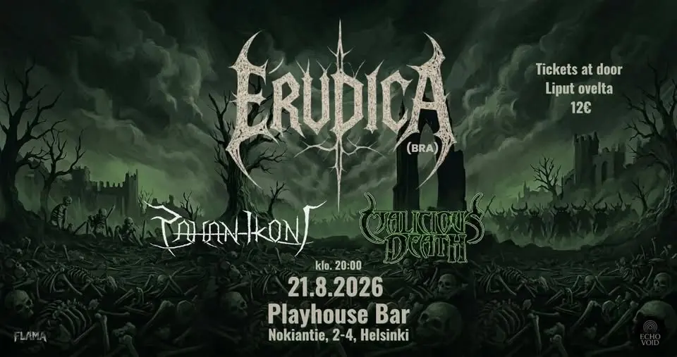 ERUDICA (BRA) + PAHAN IKONI + MALICIOUS DEATH