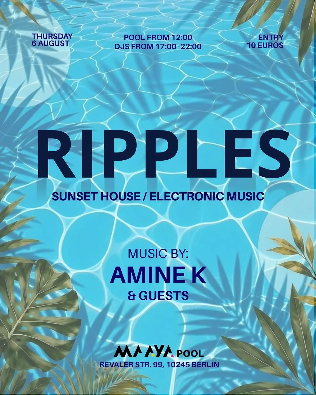 RIPPLES – Sunset House / Electronic Music