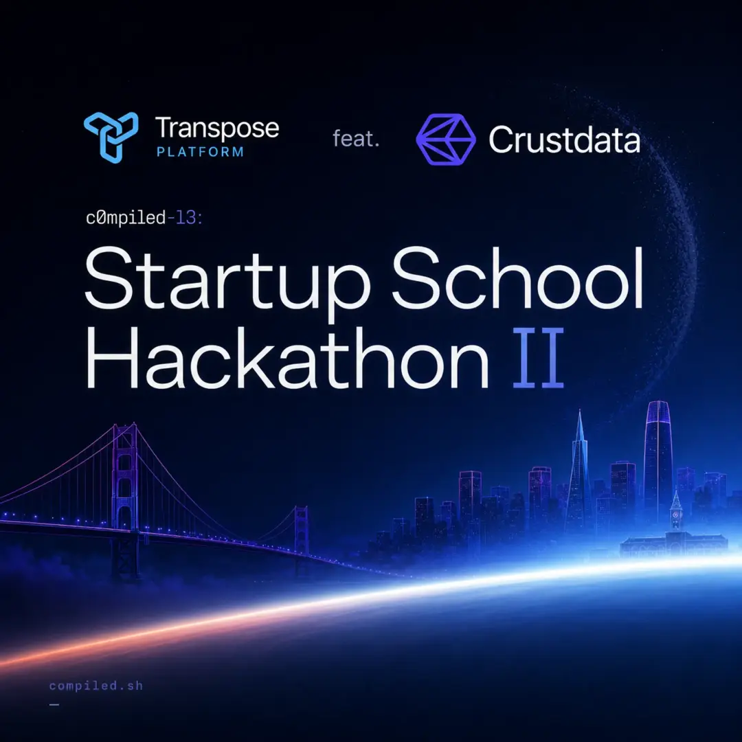 c0mpiled-13: Startup School Hackathon II ft. CrustData
