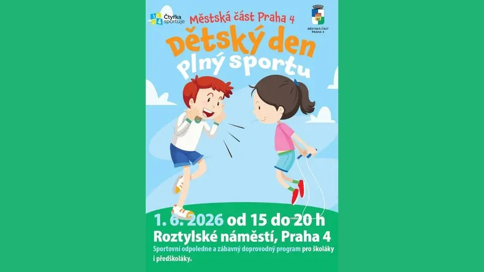 Dětský den plný sportu 🏃♀️🤸♂️🎈