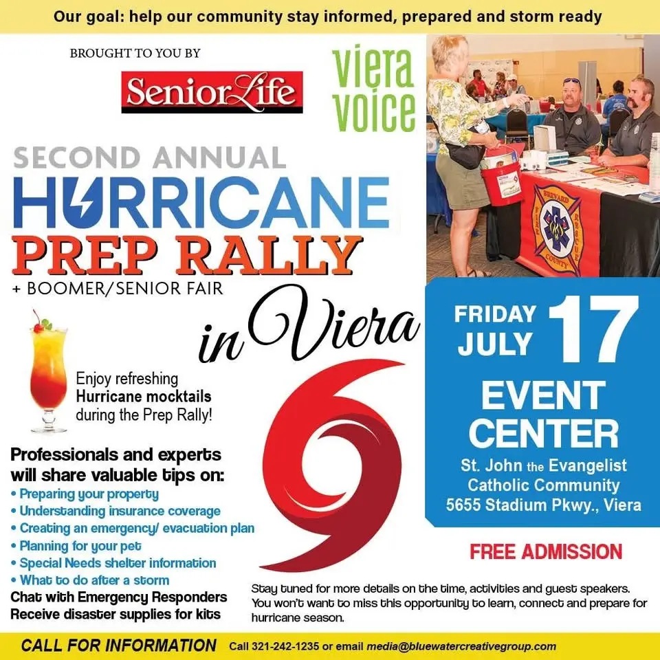 Hurricane Prep Rally in Viera — Viera Voice/Senior Life event