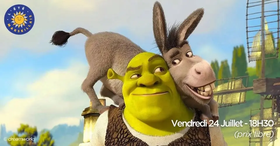 Projection du film Shrek au Talus