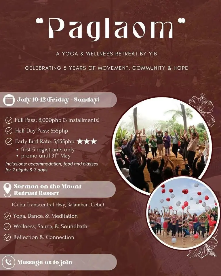 PAGLAOM - a 2 nights Yoga & Wellness Retreat