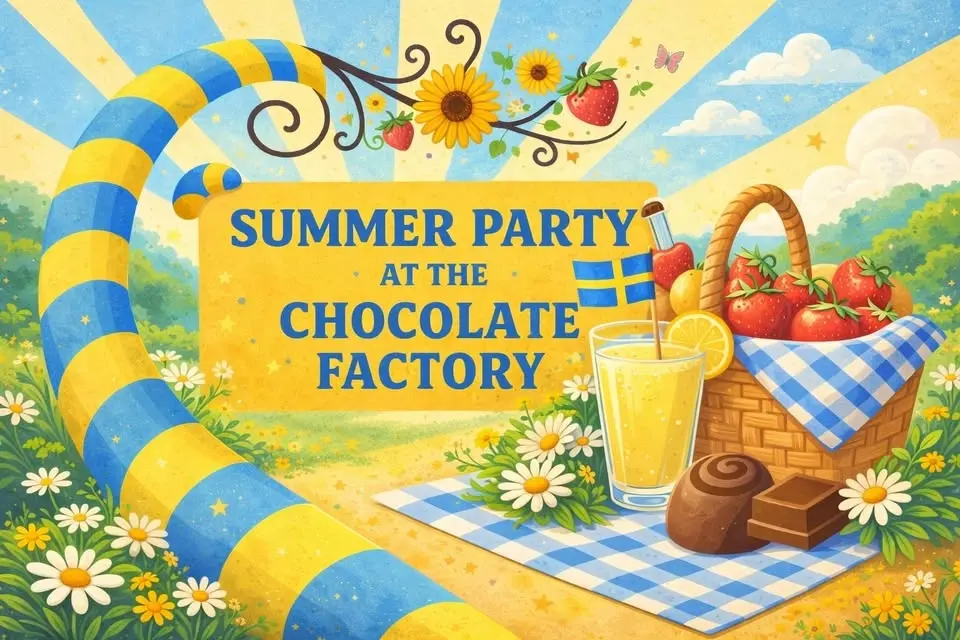 Sommarfest på chokladfabriken!