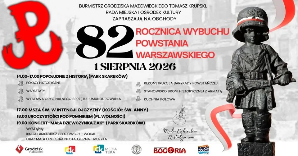 82 Rocznica Wybuchu Powstania Warszawskiego