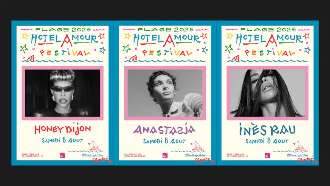Honey Dijon, Anastazja, Inès Rau À La Plage De L'hotel Amour