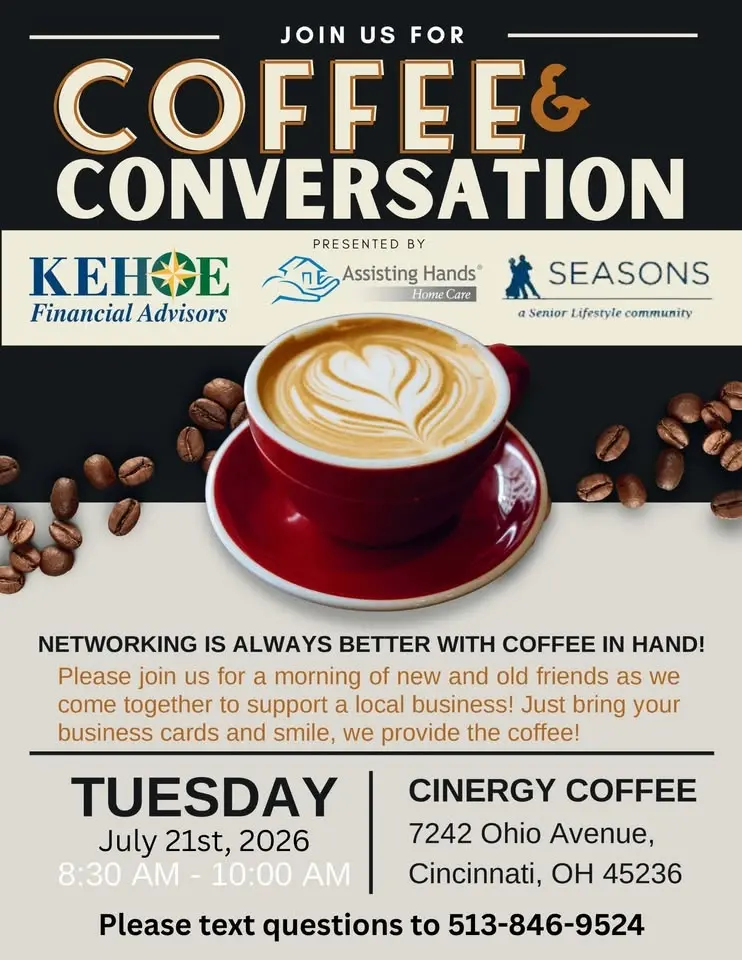 Coffee & Conversation Networking July 21, 2026