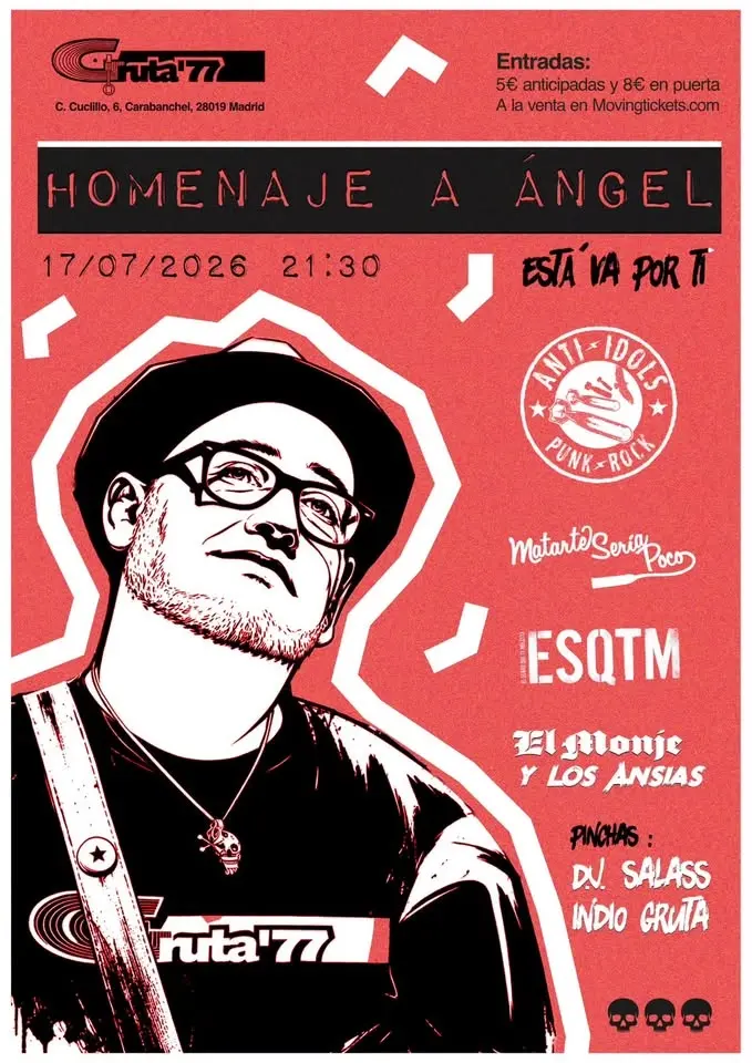 Homenaje a Ángel Custodio Pérez Galian en Gruta77