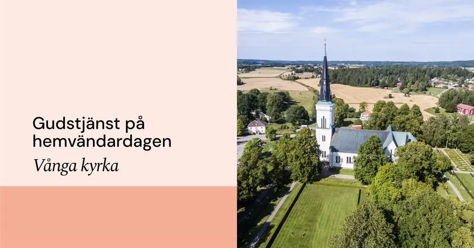 Gudstjänst på hemvändardagen i Vånga