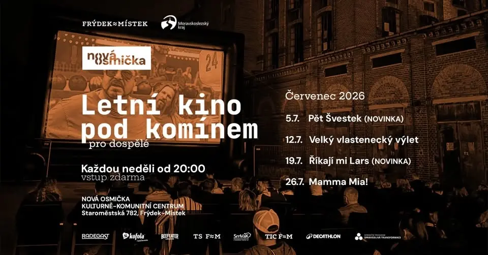 Letní kino pod komínem - pro dospělé