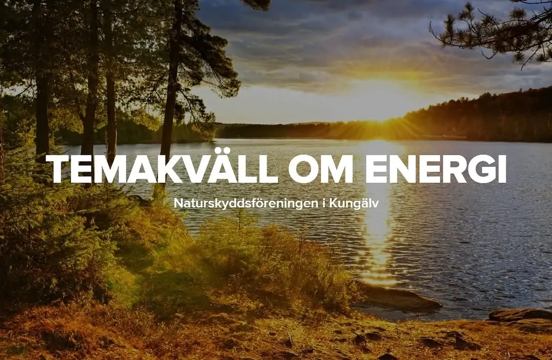 Temakväll om Energi