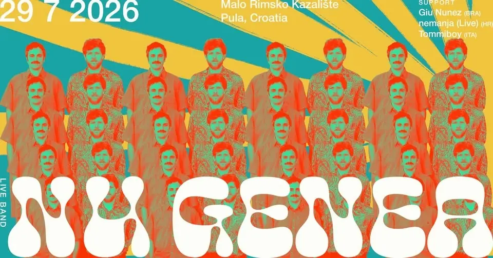 Velvet presents: NU GENEA LIVE BAND | Small Roman Theatre, Pula, Croatia