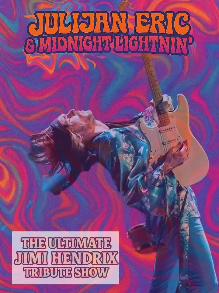 Jimi Hendrix mit "JULIJAN ERIC & MIDNIGHT LIGHTNIN"