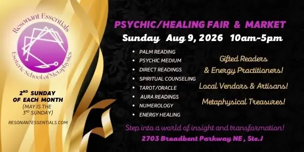 PSYCHIC/HEALING FAIR AND OUTDOOR MARKET 