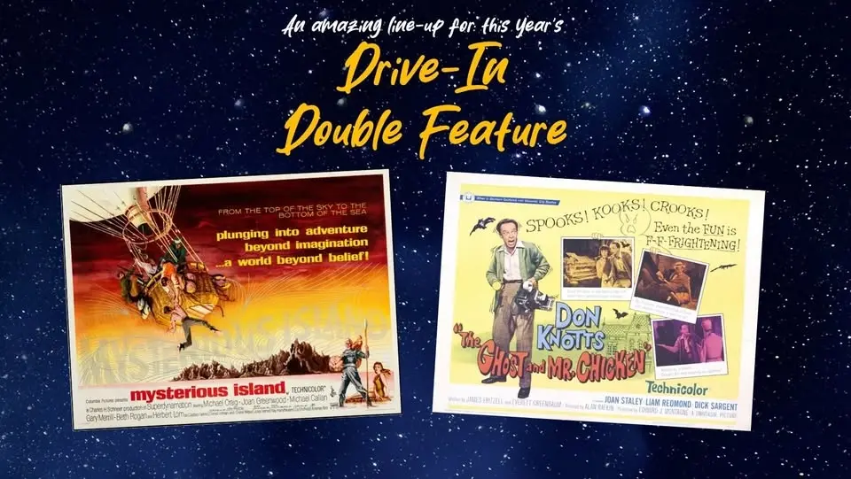 Drive-In Double Feature: MYSTERIOUS ISLAND (1961) & THE GHOST & MR. CHICKEN (1966)