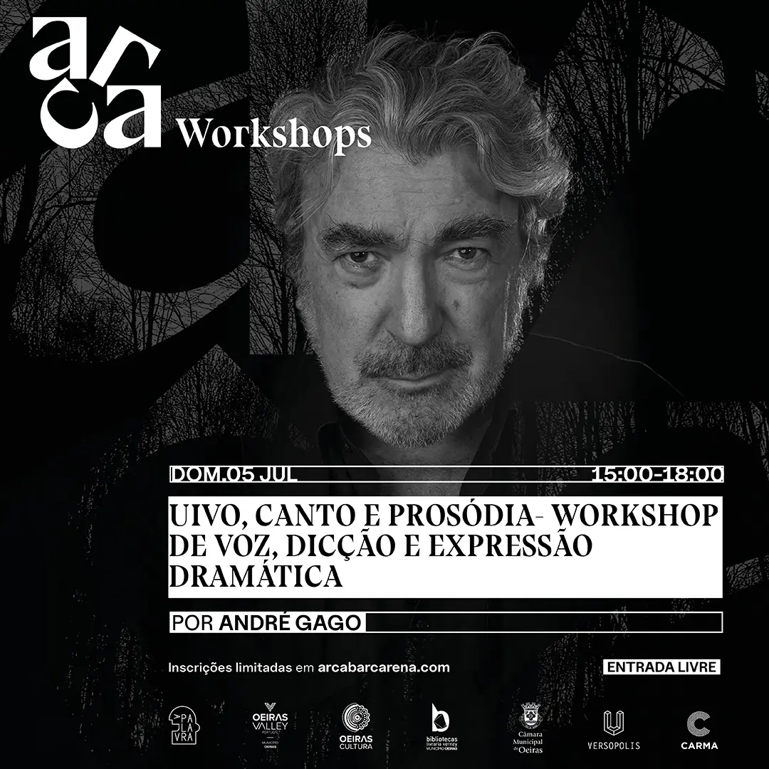 Uivo, Canto e Prosódia: Workshop de Voz, Dicção e Expressão Dramática por André Gago