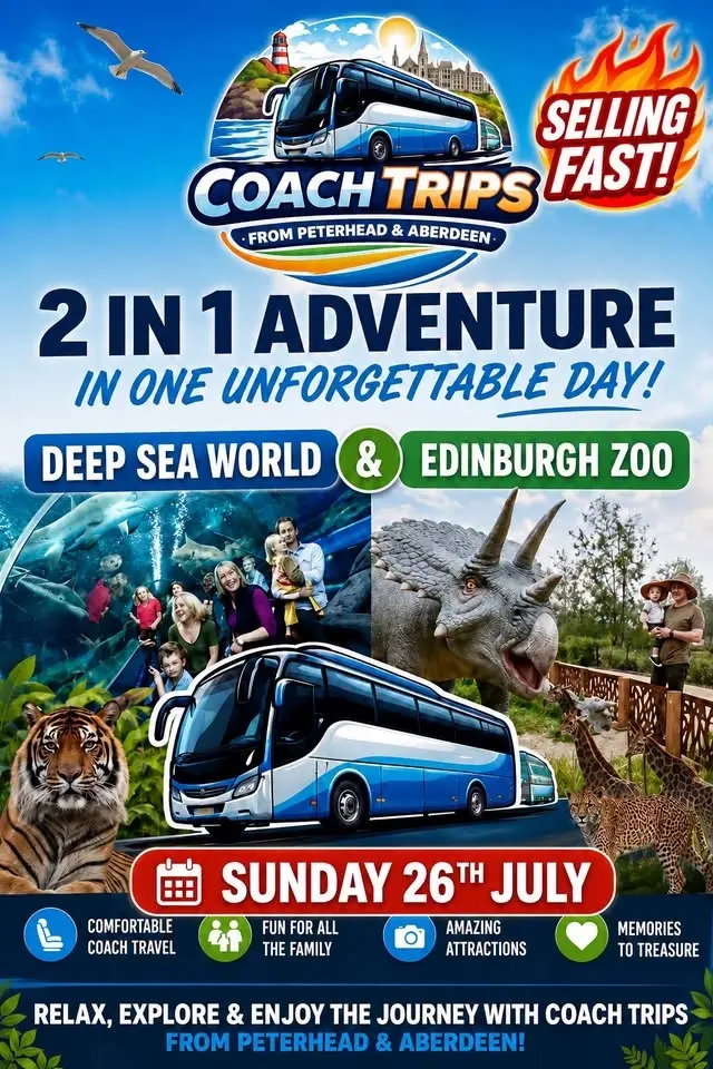 2 In 1 Deep Sea World & Edinburgh Zoo