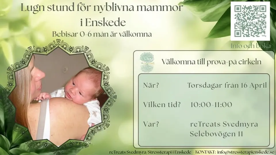 Lugn stund för nyblivna mammor i Enskede 