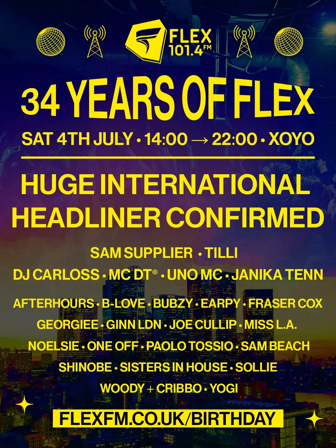 Flex FM's Birthday W/ Todd Terry + Guests *VENUE CHANGE
