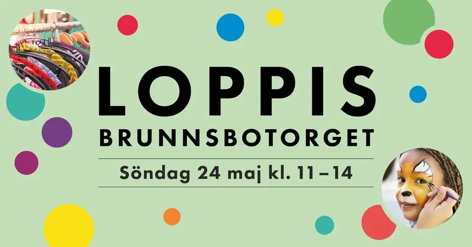 Loppis på Brunnsbotorget